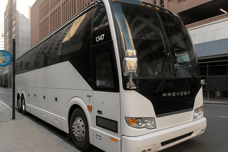 a Murrieta Coach Bus Service coach bus