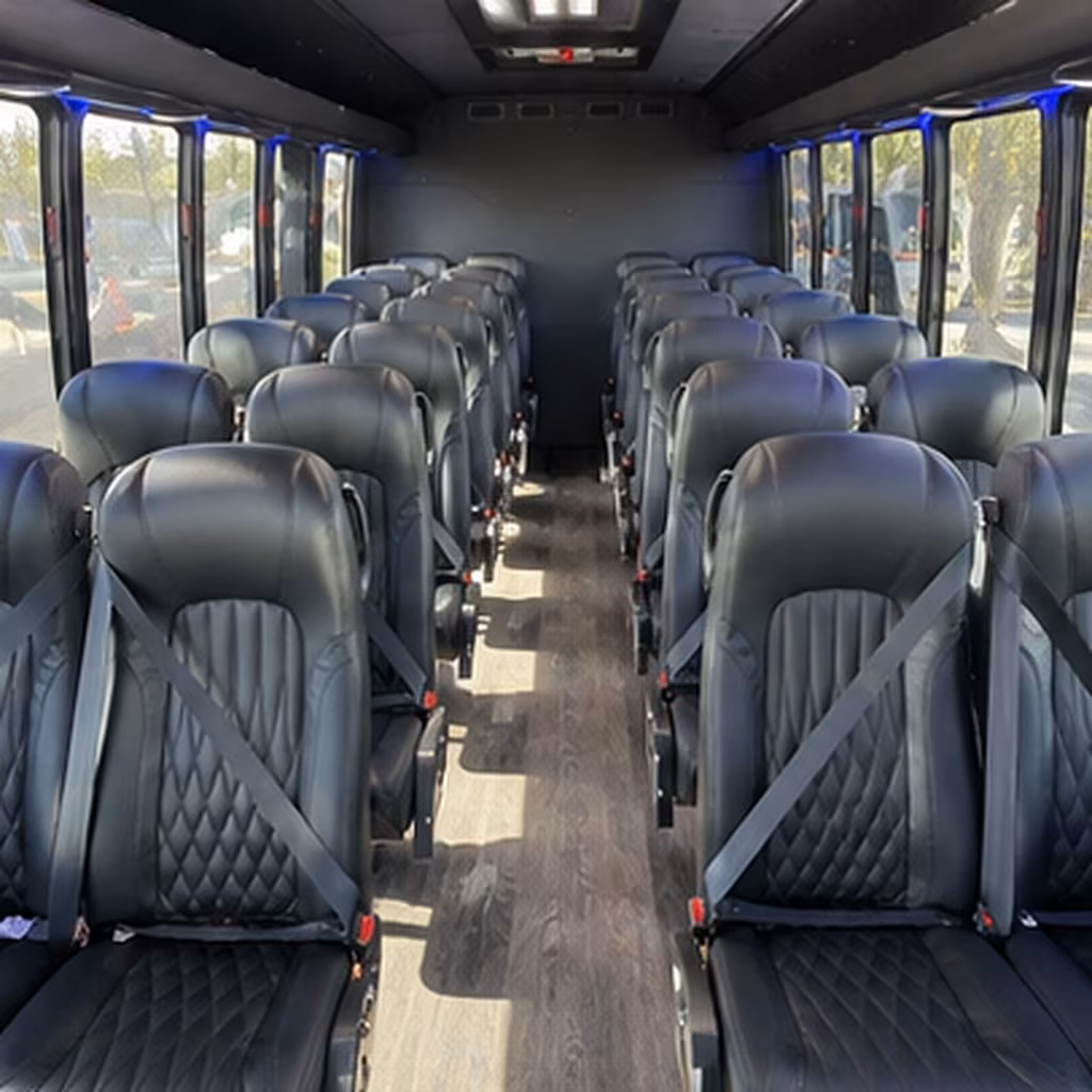 murrieta 25 passenger minibus inside