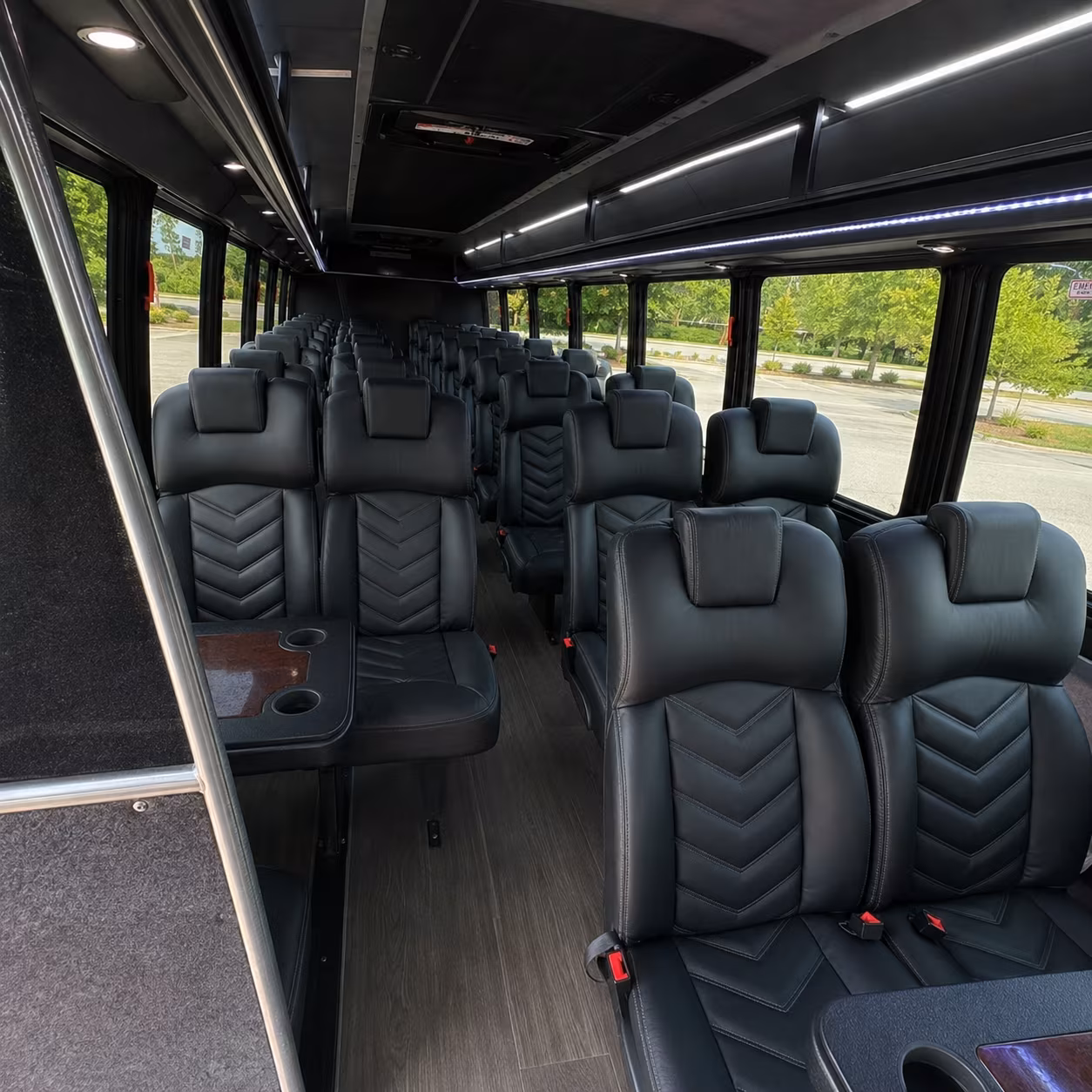murrieta 28 passenger minibus inside